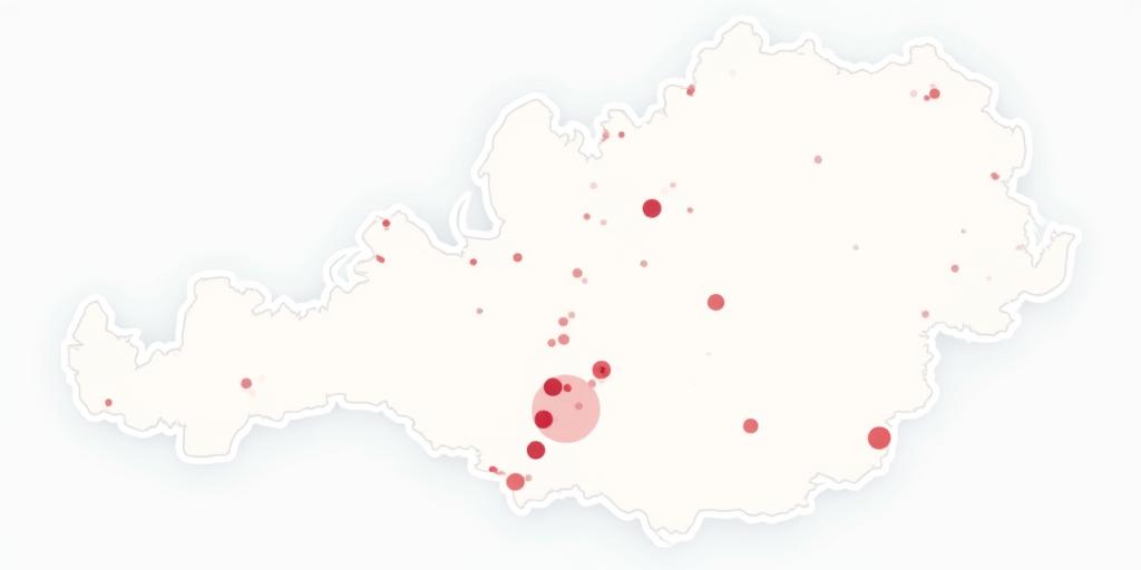 Eine stilisierte Karte von Österreich, die die Haupt-Sondermautstrecken mit roten Markierungen hervorhebt, um Reisenden einen schnellen Überblick zu geben.